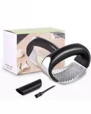 Garlic Rocker Stainless Steel Silicone Garlic Peeler Garlic Press Rocker - Th...