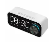 Bluetooth Speaker Subwoofer LED Alarm Clock