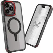 Ghostek iPhone 15 Pro Covert 7 Crystal Clear Back Ultra-Thin Case With MagSafe Smoke