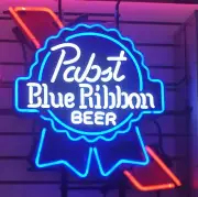 New Pabst Blue Ribbon HD ViVid Neon Sign 20"x16" Light Lamp Wall Decor Garage
