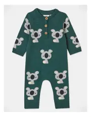 [Jack & Milly] Billie Essential Knit Apple Coverall in Oat Marle