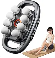 16-Drive 8-Head Massage Gun Set, 8 Head Massage Gun Deep Tissue with 30 Levels & 3 Modes, Massager Tool for Back, Shoulders, Legs, Foot (Eight-head Black)