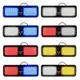 Edb* 應急燈汽車頭燈可充電 LED 頻閃燈遮陽板 12 種模式