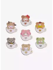 Loungefly Sanrio Hello Kitty Latte Bear Tea Cup Box Enamel Pin NEW OPENED