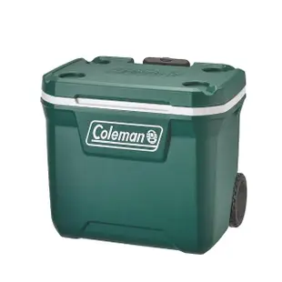 【Coleman】47.3L XTREME永恆綠拉桿冰箱 / CM-37235(露營冰桶 保冰桶 保冷冰桶)