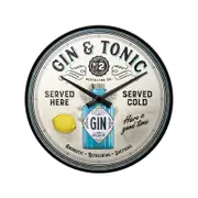 Nostalgic-Art Wall Clock Gin & Tonic