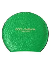 Dolce & Gabbana Leather Coin Purse Green - Other - Black And Green -Size One