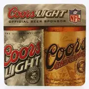 2004 Coors Brewing Beer Sponsor of The NFL Beer Coaster-S441