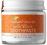 Nelson Naturals Inc. Zero Waste Toothpaste Citrus Spice Blend 60ml