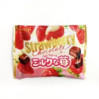 在飛比找蝦皮商城優惠-明治meiji 小粒草莓夾餡巧克力 28g