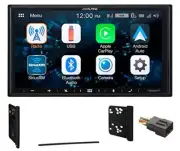 ALPINE iLX-W670 7" Bluetooth Receiver CarPlay Bundle with METRA 70-1771 CD WIRE