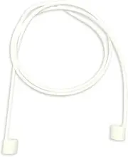Homoyoyo Anti-Lost Strap for Earphones Flexible Cable Holder Lightweight Silicone Design White for Sports and Active Use Compatible and