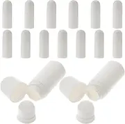 COMPUKAS 15Pcs Empty Roller Bottles for Essential Oils Perfumes Durable Travel Containers with Leak Design for Toiletries the Go Use