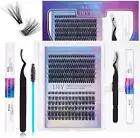 Lash Extension Kit 222Pcs Individual Eyelash Extension Kit DIY Eyelash Extension