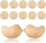 [VIUWIZE] Strapless Bras, Bonded Bras, Invisible Bras, Reusable Backless Bras for Evening Dresses, Wedding Dresses, Swimsuits and Backless Garments