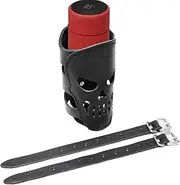 Bike Drink Holder, Handlebar Bike Cup Holder Water Bottle Holder, Skull Shape Coffee Water Bottle Cup Holder with 2 Straps for Auto, Car-Styling, Bicycles, Bikes, Motorcycles