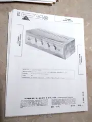 DYNAMIC 2000PA TUBE AMPLIFIER - SCHEMATIC & PARTS ID - SAMS PHOTOFACT 433/6