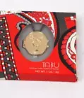 TABU Dana Goddess Head Cameo Locket With Solid Perfume Gold Tone Metal 3g NEW