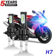 8000K LED H7 Headlight Bulbs 600W Light Bulbs For 2009-2015 Can-Am Spyder RS/GS