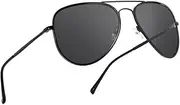 [HCHES] Oval Oversized Polarized Sunglasses for Big Heads Men Retro Vintage Super big SunGlasses UV Protection