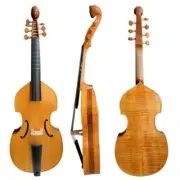 Baroque style profession maestro 7 string 27" bass viola da gamba carving scroll
