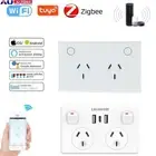 WIFI Touch LED Power Point GPO Socket Outlet Clipsal For Smart Google Alexa AU