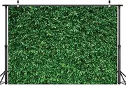 LYWYGG 5X3FT Green Leaves Photography Backdrops Mmicrofiber Nature Backdrop Birthday Background for Birthday Party Seamless Photo Booth Prop Backdrop CP-87-0503