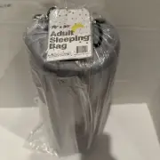 ADULT SLEEPING BAG 70" X 30" Grey