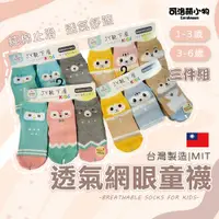 在飛比找蝦皮購物優惠-【台灣製🇹🇼 |3雙1組】透氣網眼襪 童襪 幼兒 兒童 透氣