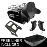 King Tour Trunk Top Rack Pad Mount Docking Kit Fits For Harley Touring 2009-2013