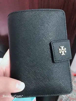 Tory Burch 經典防刮皮革中夾 TB中夾 皮夾