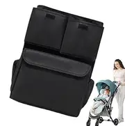 Stroller Organizer Bag - Toddler Caddy Stroller Bag | Stroller Storage Accessory, Stroller Storage Caddy Diaper Bag for Pram, Stroller, Pushchair