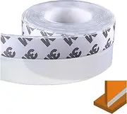 Silicone Door Seal Strip,10 m x 2.5 cm Shower Door Seal Door Wind Stopper Self Adhesive Window Sealing Strip， Weather Stripping（Transparent） ﻿ ﻿ (25MM)