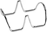 Cabilock Stainless Steel Taco Holders Rack Stand for Soft Hard Shells Compartment Design for Easy Serving and Storage for Mexican Cuisine and Fiesta Parties