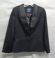 American Eagle Jacket Womens Small Black Casual Blazer Business Ladies New