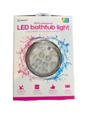 New Atomi 100% Waterproof LED Bathtub Light 16 Bright Color Options W/ Remote!!!