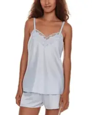 Flora Nikrooz Kylie Charmeuse Cami Women's Small Periwinkle Pull Over