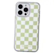 Designed for iPhone 15 Pro Max Case iPhone 15 Pro Max 6.7" Green Checkered