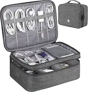 ORIENT FAMULAY Travel Organizer Bag Cable Storage Organizers for Cord Adapter-All paretns
