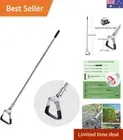 Garden Hoe for Weeding Long Handle Hula Hoe Stirrup Hoe Garden Tool Stainless...