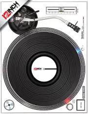 TECHNICS 1200 MK2 SKIN - WHITE (pair)