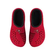 FOCO NFL Men's Tampa Bay Buccaneers Lined Big Logo Clogs
