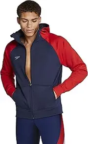 [Speedo] Men's Sweatshirt Full Zip Hooded Jacket Team Warm