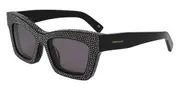 Salvatore Ferragamo SF2045SR 001 Men's Sunglasses Black Size 52