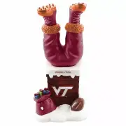 Santa Claus Virginia Tech Santa Legs Chimney Bobblehead (Bobble Legs) NCAA