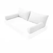 |COVER ONLY| STYLE 2 Twin Bolster Pillow Daybed Porch Swing Pipe Trim AD106