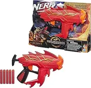 Nerf DragonPower Fireshot Dart Blaster, Inspired by Dungeons and Dragons, 5 Nerf Darts, 4-Dart Storage, Priming Handle