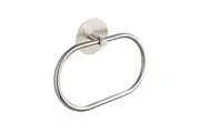 Bathroom Towel Ring Bathroom Towel Rack Adhesive Hand Towels Holder Towel Hanger Silver