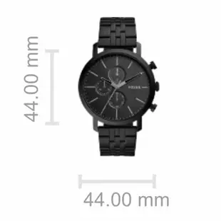 #全新 Fossil LUTHER CHRONOGRAPH BLACK STAINLESS STEEL 不鏽鋼 手錶 黑