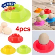 4Pcs Serving Kitchen Boiled Egg Stand Boiled Egg Cups Holders Set Tray Eggs Cups